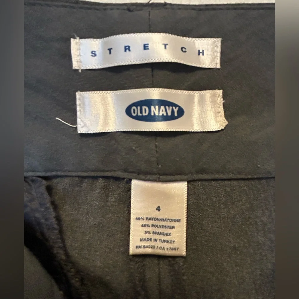 Old Navy Stretch Wide Leg Business Casual Career Dress Pant Trouser Gray Size 4